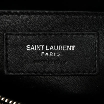 Saint Laurent Grain De Poudre Monogram Toy West Hollywood Fold-Over Bag Black 6 of 11
