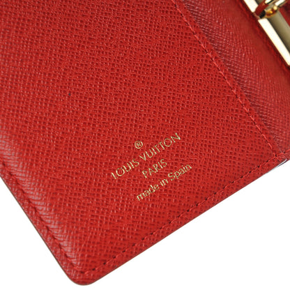 Louis Vuitton Monogram Groom Small Ring Agenda Cover Red 7 of 7