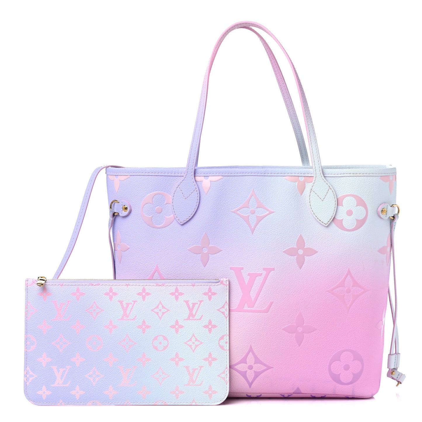 Monogram Giant Spring In The City Neverfull MM Sunrise Pastel