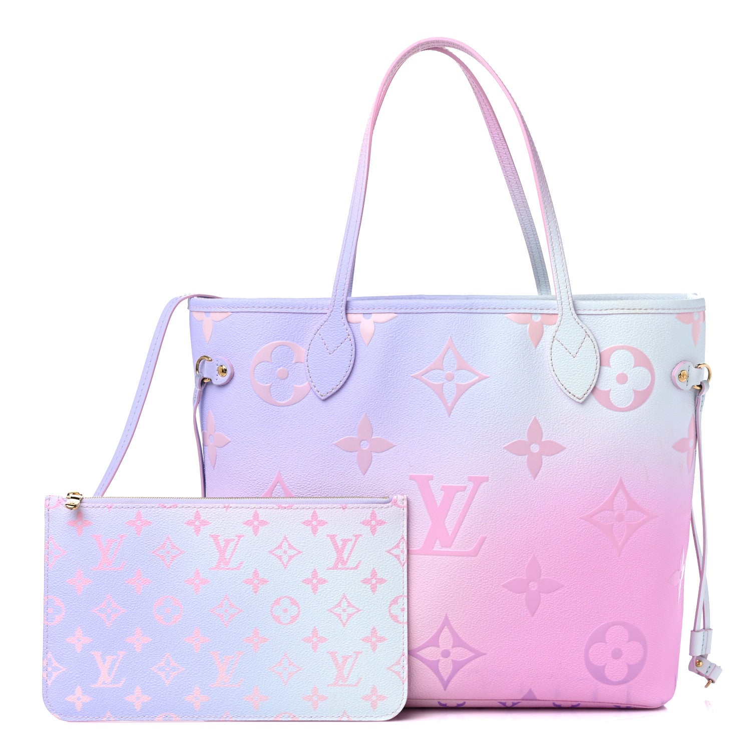 Louis Vuitton Monogram Giant Spring In The City Neverfull MM Sunrise Pastel 1 of 16