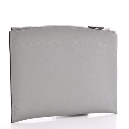 Hermes Togo Bazar Pouch Gris Mouette 3 of 8