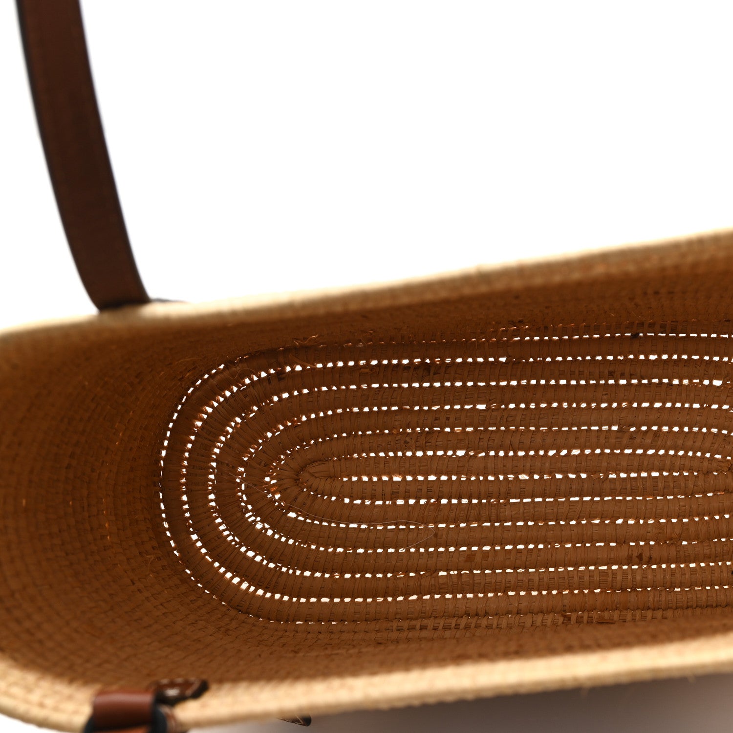 Loewe Raffia Small Square Basket Tote Bag Natural Tan 5 of 9