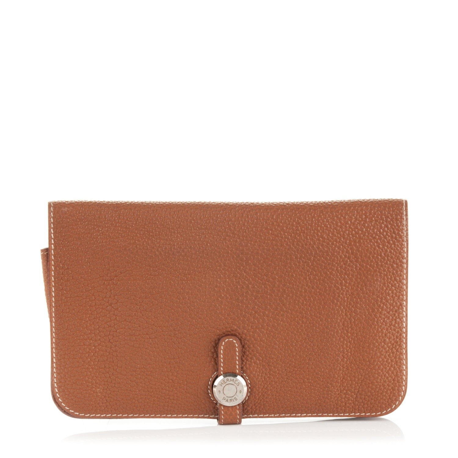 Hermes Togo Dogon Duo Wallet Gold 1 of 9