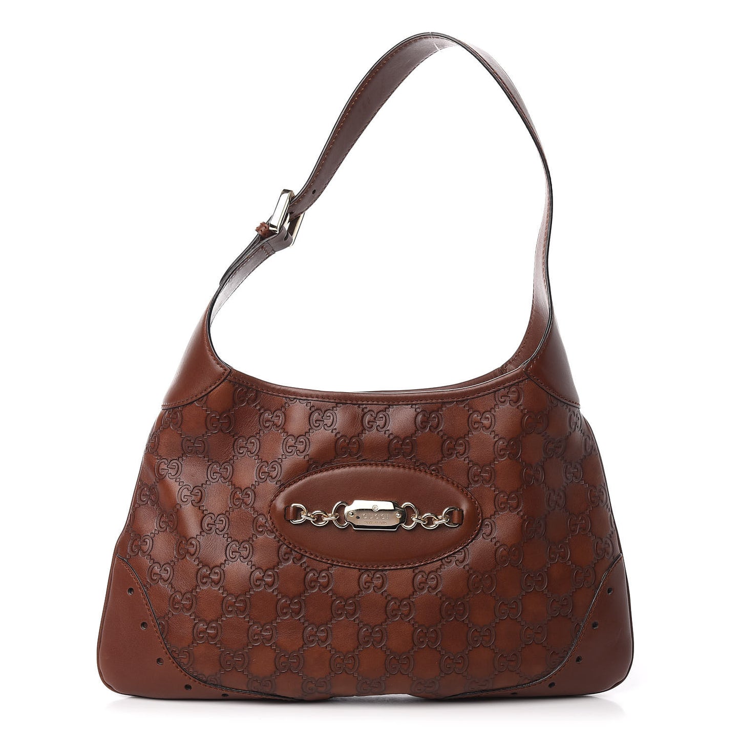 Guccissima Punch Hobo Brown