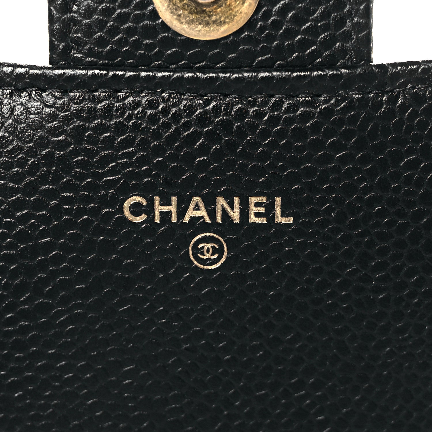 Chanel Caviar Quilted Wallet on Removable Chain Black 6 of 10