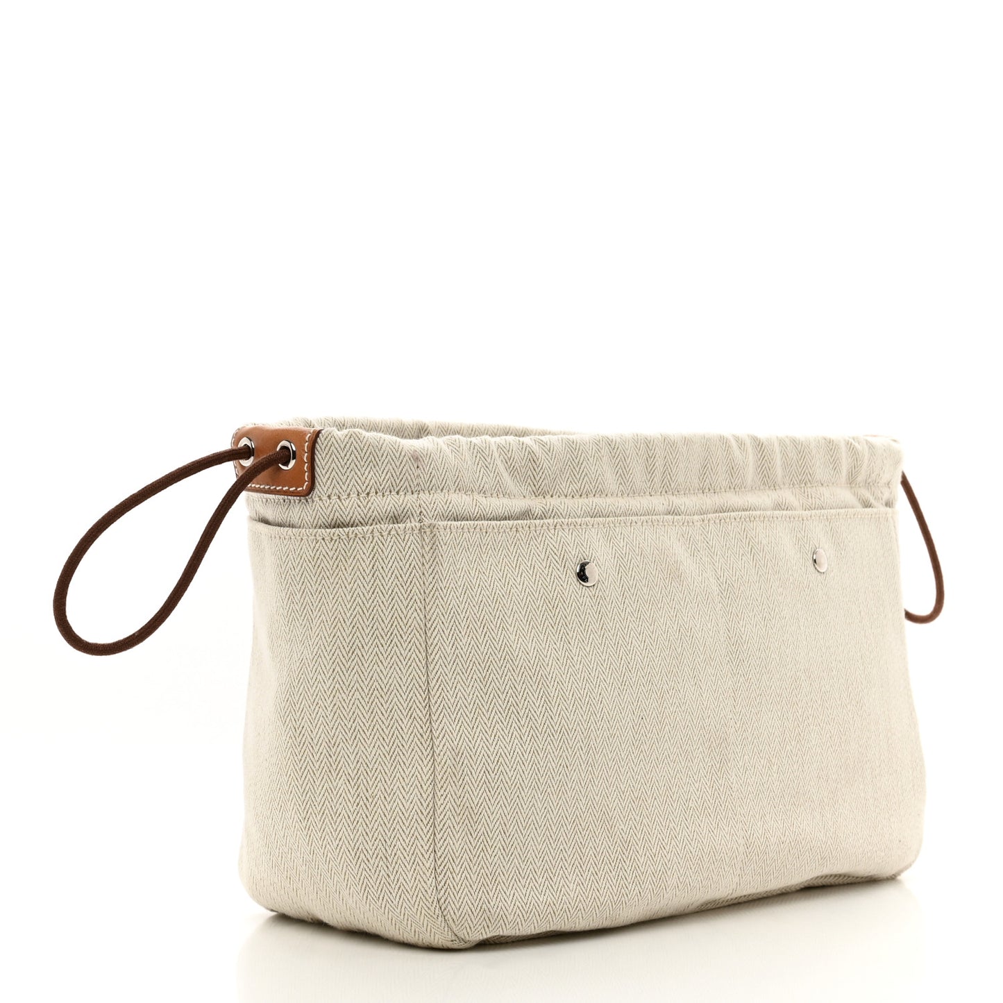 Canvas Barenia Fourbi 25 MM Pouch Naturel Fauve