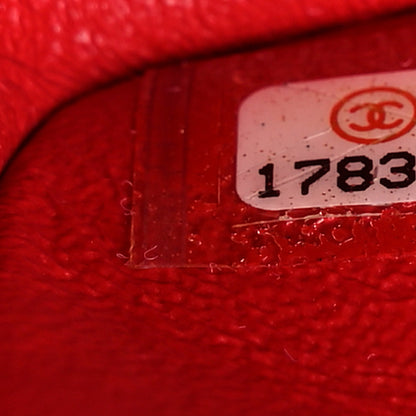 Chanel Lambskin Quilted Jumbo Double Flap Red 7 of 9