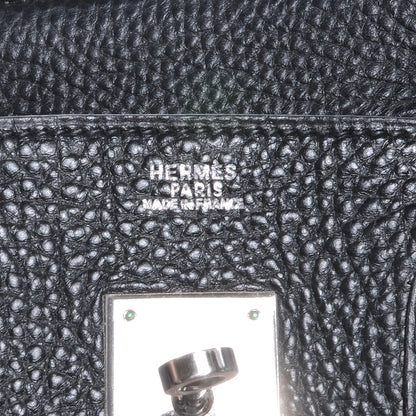 Hermes Togo Birkin 30 Black 7 of 9