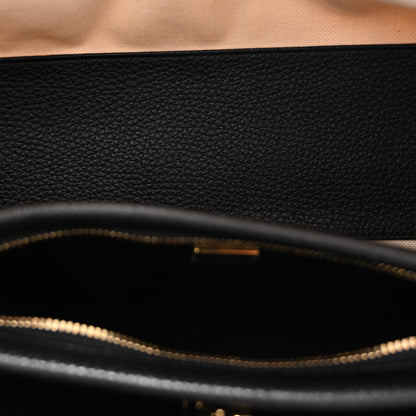 Chanel Grained Calfskin Boucle Urban Essentials Small Shopping Bag Ecru Black 5 of 10
