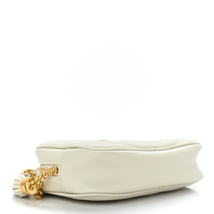 Saint Laurent Grain De Poudre Matelasse Monogram Mini Lou Camera Bag Crema Soft 4 of 8