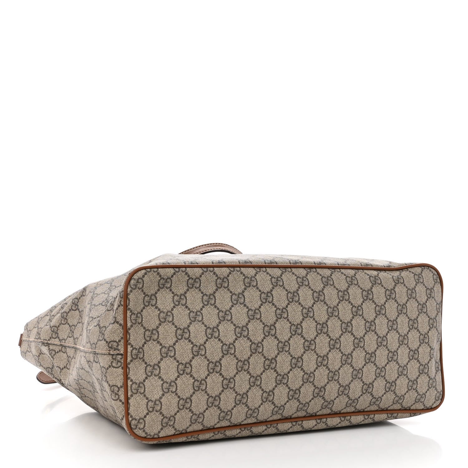 Gucci Soft GG Supreme Monogram Medium Crossbody Tote Beige Cuir 4 of 10