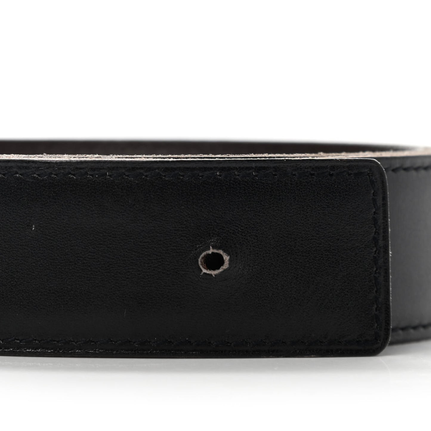 Box Togo 32mm Belt Strap 85 Black Chocolate