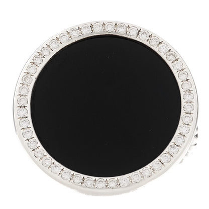 David Yurman Sterling Silver Diamond Black Onyx Elements Ring 49 5 1 of 5