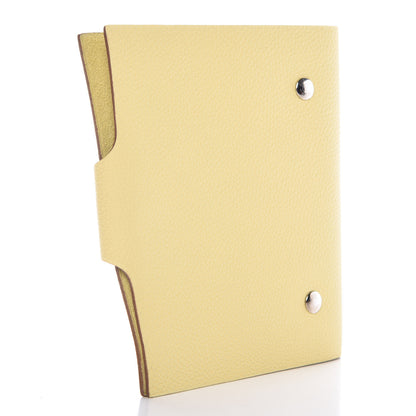 Hermes Togo Ulysse PM Agenda Cover Jaune Poussin 3 of 9