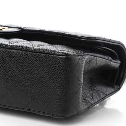 Chanel Caviar Quilted Medium Double Flap Black 9 of 9