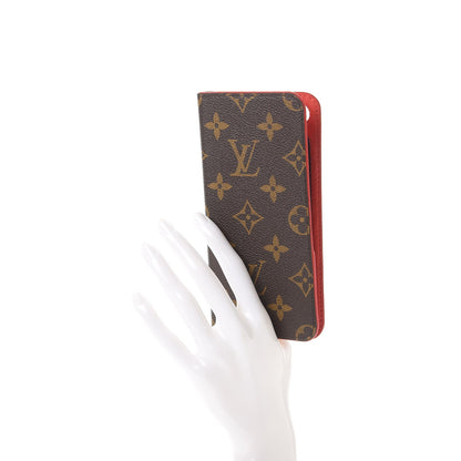 Louis Vuitton Monogram iPhone 7/8 Plus Folio Case Red 2 of 7