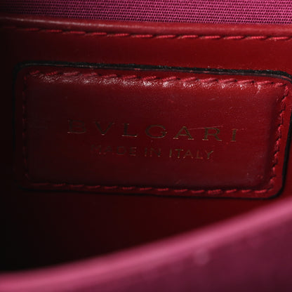 Bulgari Calfskin Serpenti Forever Top Handle Red 6 of 9