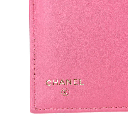 Chanel Iridescent Caviar Quilted Medium Flap Wallet Pink 5 of 10