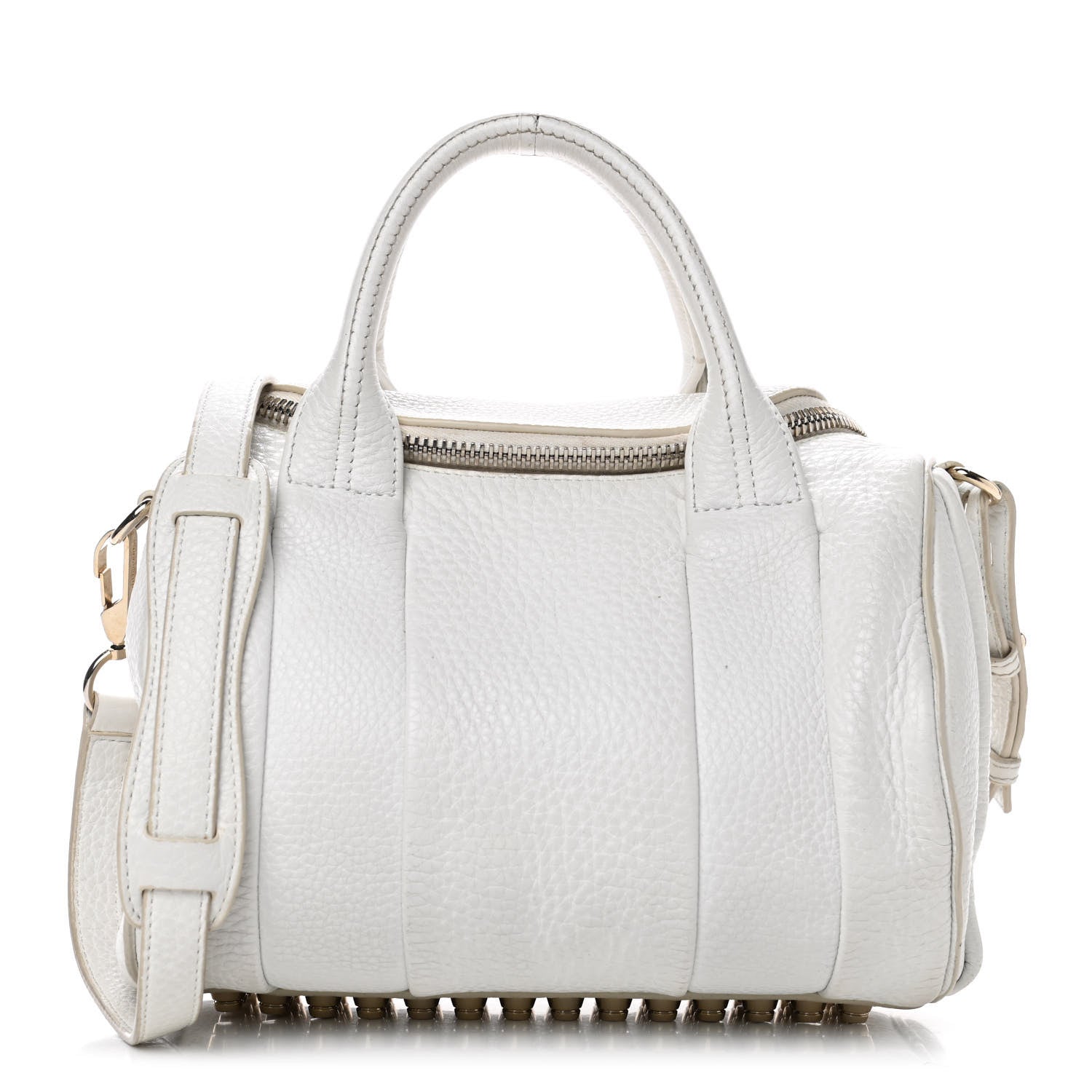 Alexander Wang Pebbled Lambskin Rockie White Gold Hardware 1 of 8