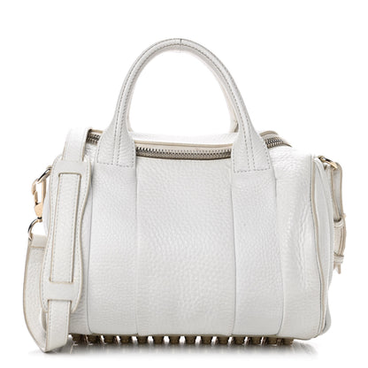 Alexander Wang Pebbled Lambskin Rockie White Gold Hardware 1 of 8