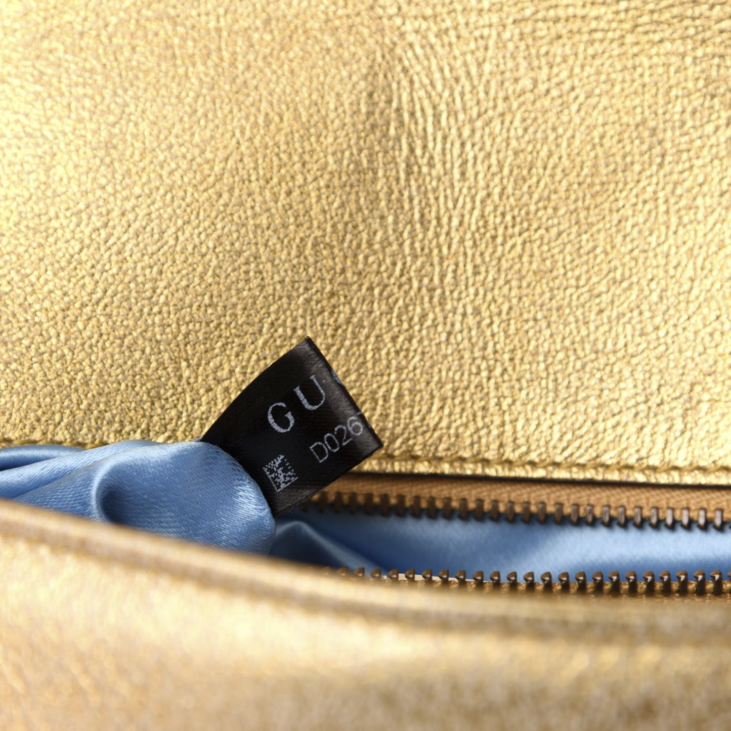Metallic Calfskin Matelasse Small GG Marmont Shoulder Bag Gold Pink