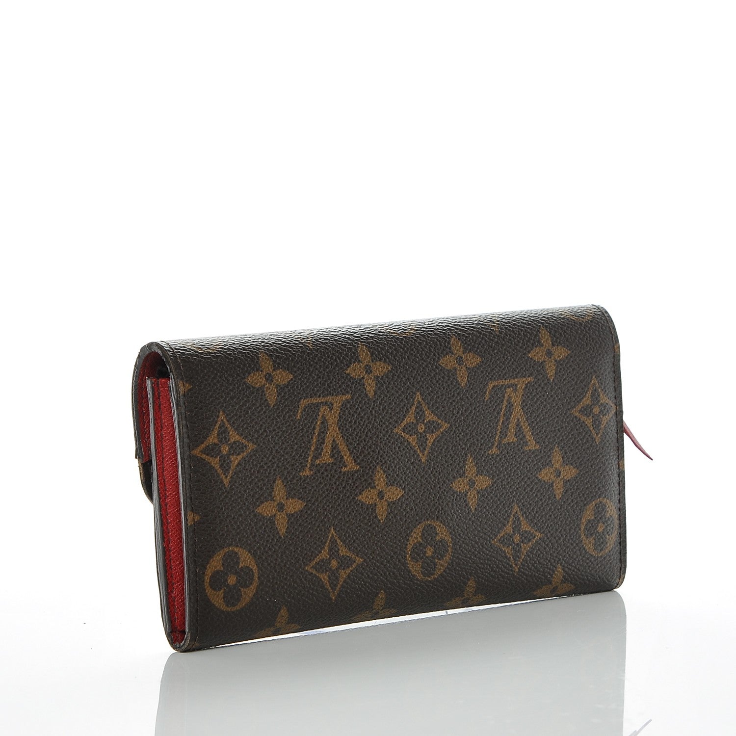 Louis Vuitton Monogram Emilie Wallet Red 3 of 6