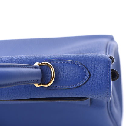 Hermes Togo Kelly Retourne 32 Bleu Electrique 18 of 33