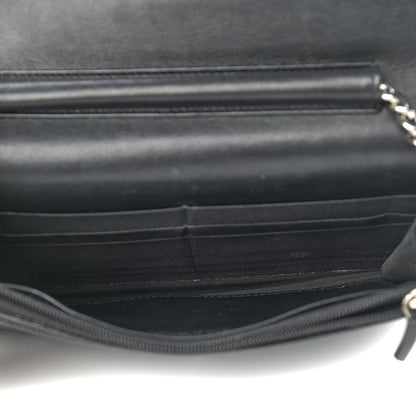 Chanel Caviar Sevruga Wallet On Chain WOC Black 7 of 12