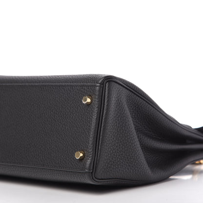 Hermes Togo Kelly Retourne 32 Black 7 of 11