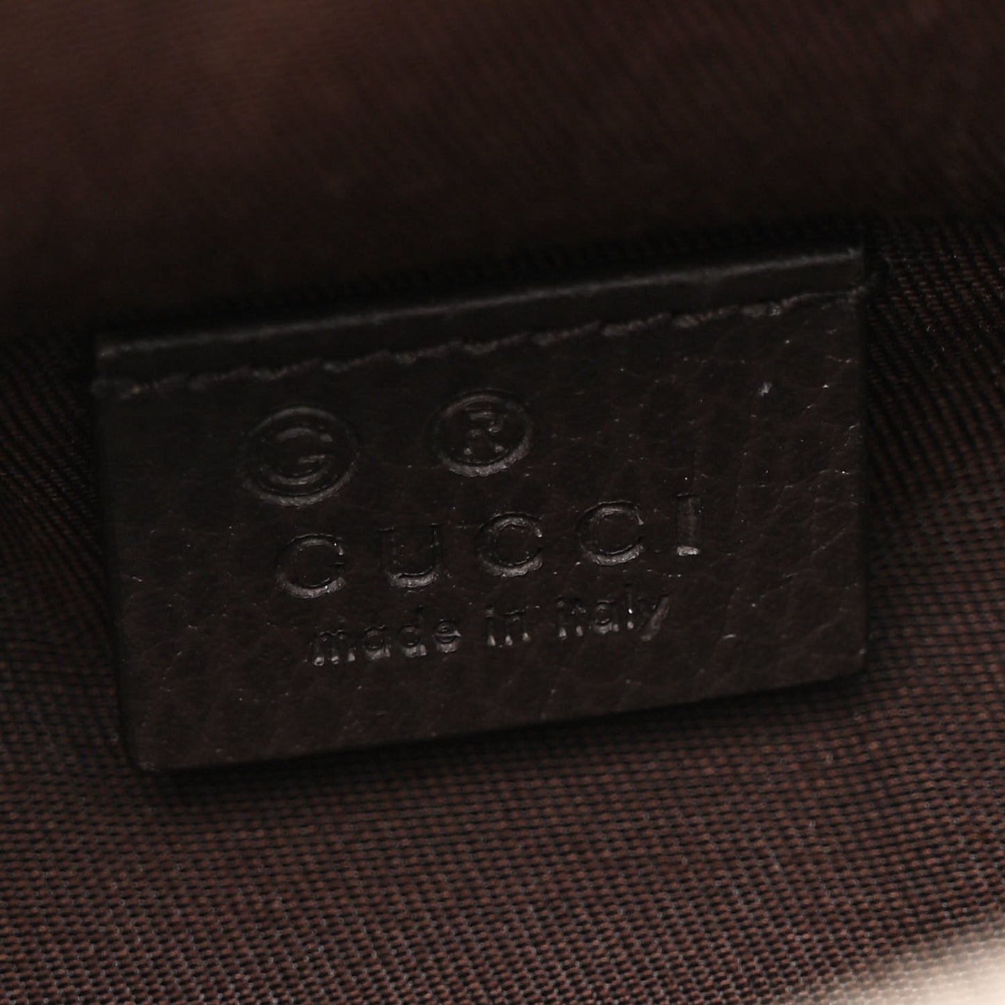 Monogram Dollar Calfskin Waist Pouch Beige Ebony Testa di Moro Marrone Scuro