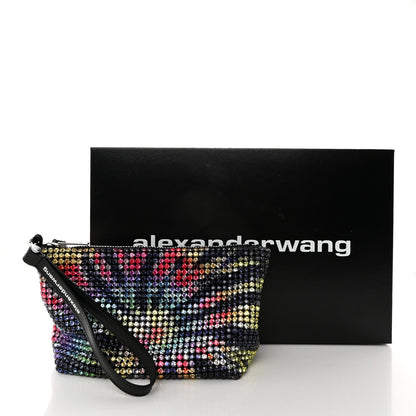 Alexander Wang Mesh Crystal Rhinestone Heiress Clutch Multicolor 9 of 9