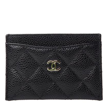 Chanel Caviar Quilted Card Holder Black 1 of 8
