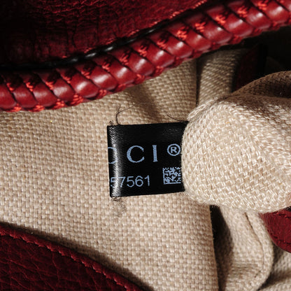 Gucci Leather Medium Marrakech Shoulder Bag Red 6 of 9