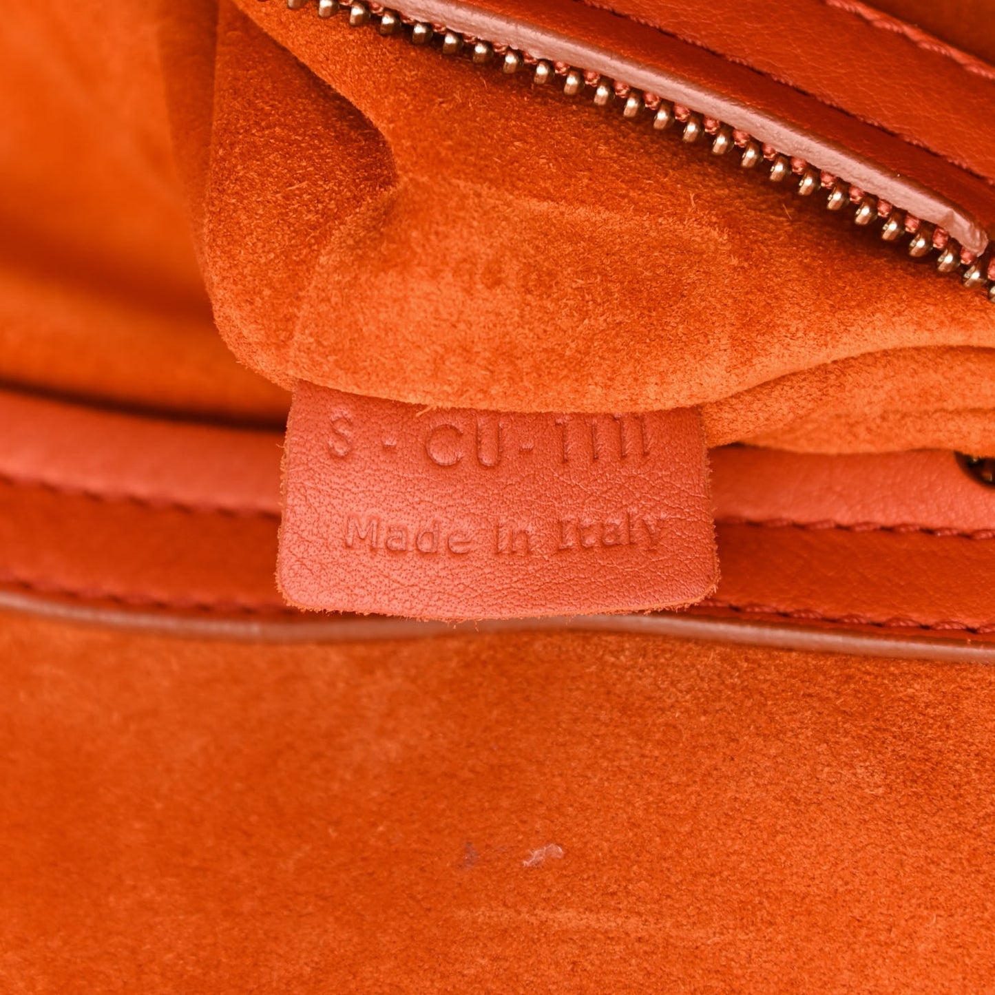 Supple Calfskin Large Phantom Luggage Orange