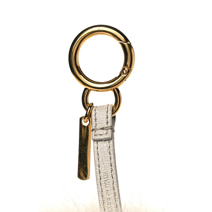 Fendi Fox Fur Pom Pom Bag Charm White 4 of 4
