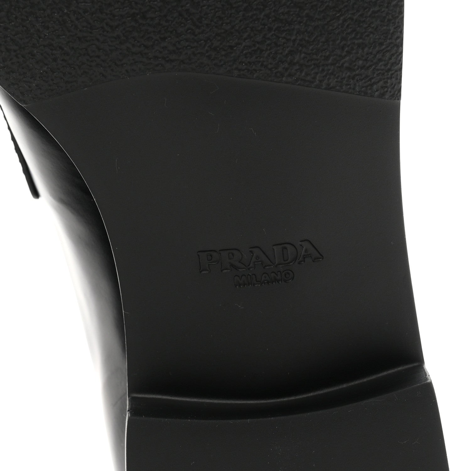 Prada Spazzolato Loafers 40.5 Black 7 of 11