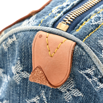Louis Vuitton Monogram Denim Neo Speedy Blue 11 of 13