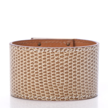 Hermes Lizard Kelly Dog Cuff Ficelle 4 of 7