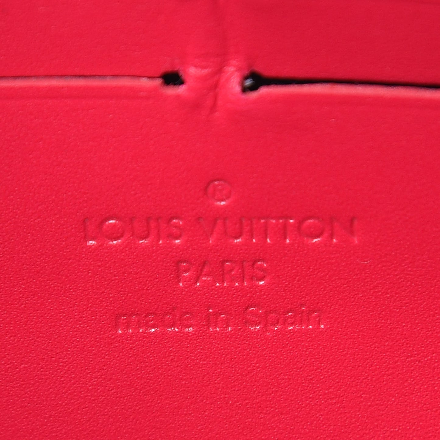 Patent Calfskin Monogram Cherrywood Chain Wallet Berlingot Pink