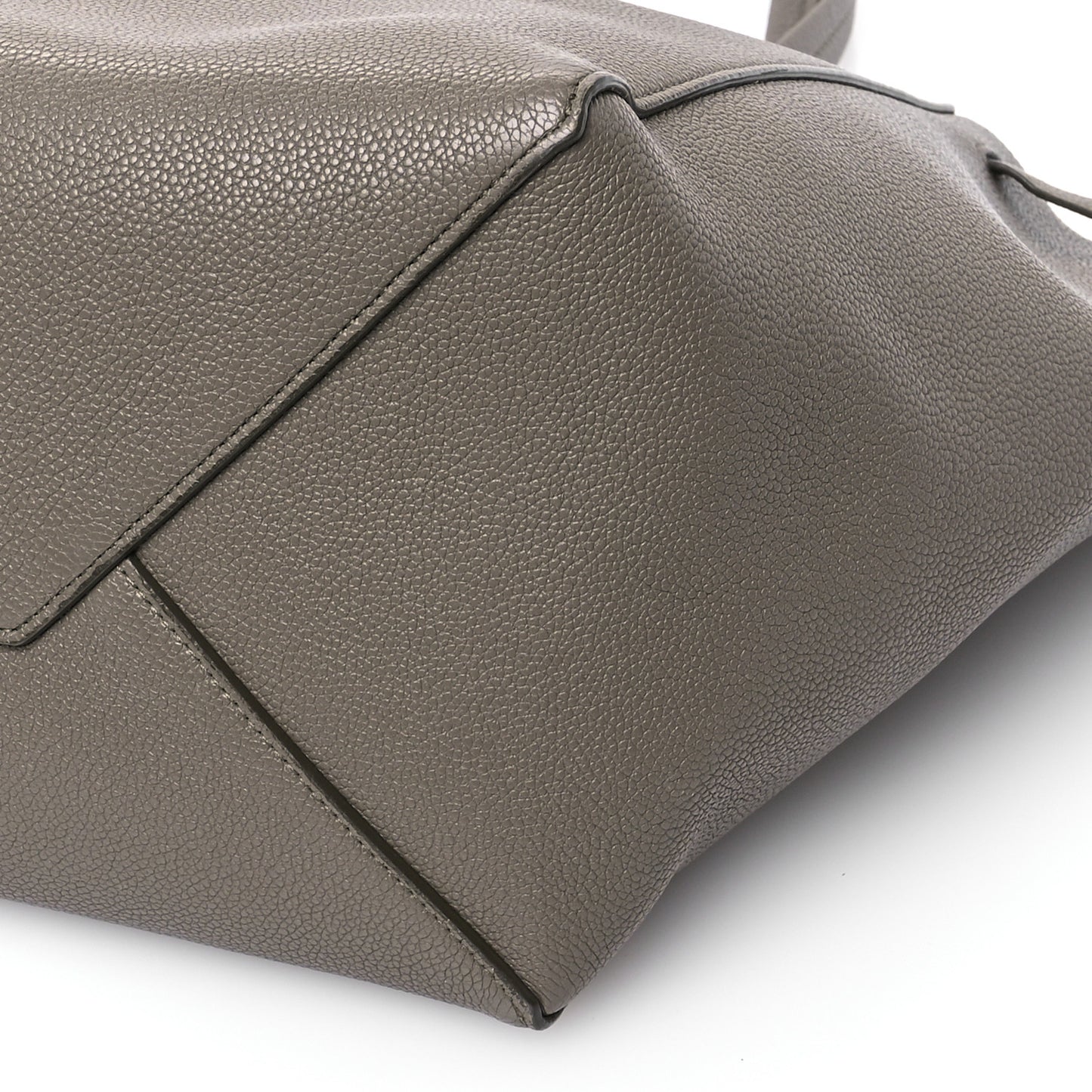 Soft Grained Calfskin Small Belt Cabas Phantom Taupe