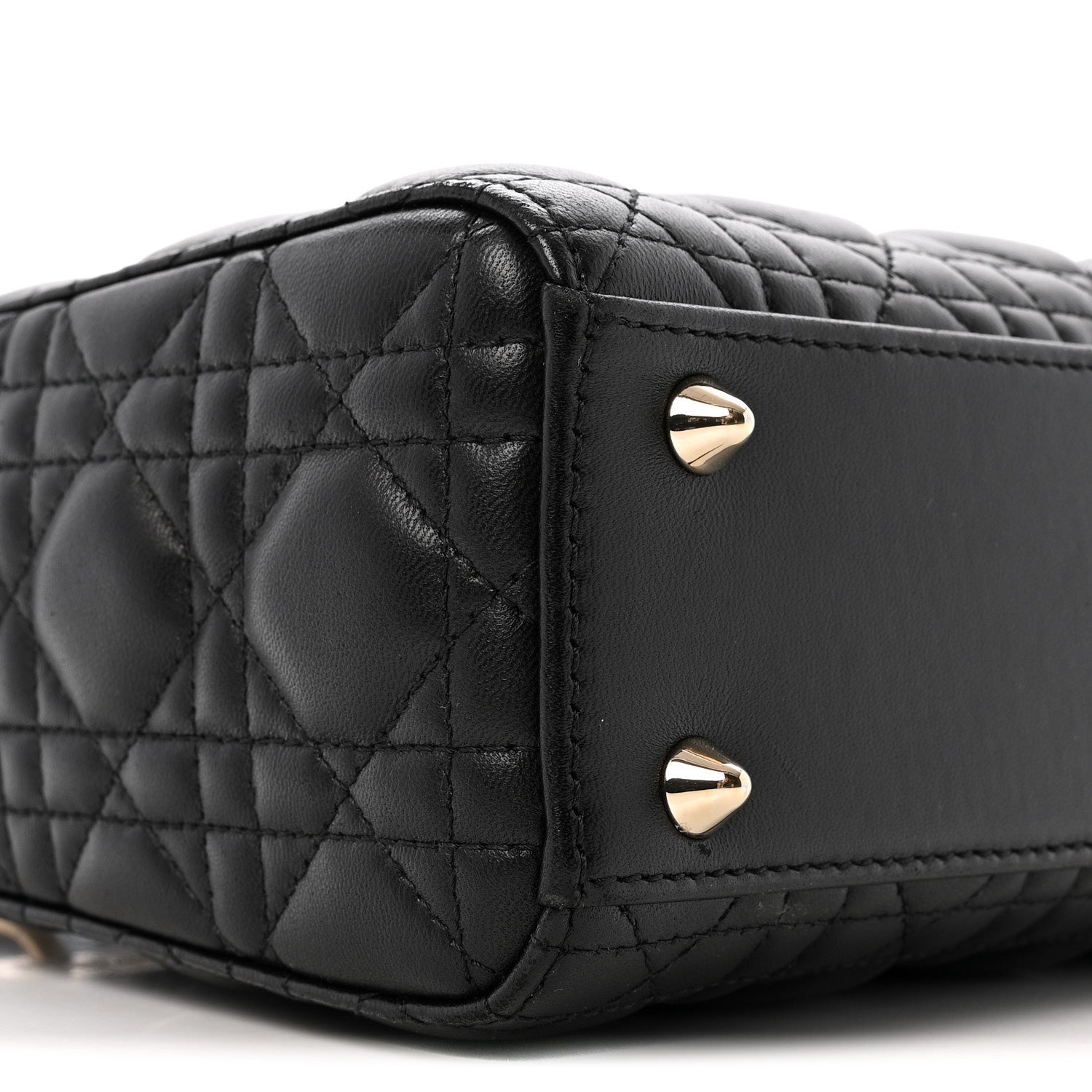 Christian Dior Lambskin Cannage Small My ABCDior Lady Dior Black 9 of 14