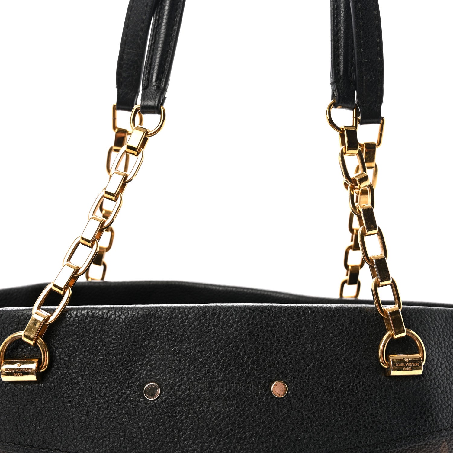 Louis Vuitton Monogram Pallas Shopper Black 7 of 9