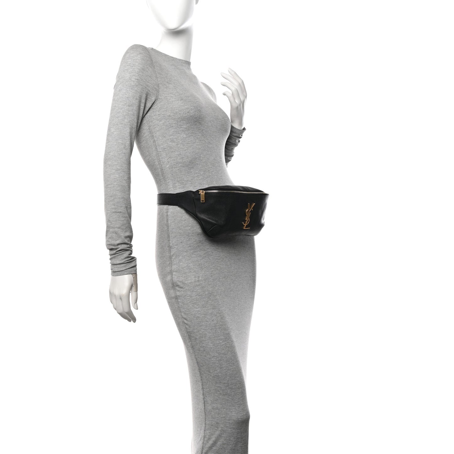 Grain De Poudre Monogram Belt Bag Black