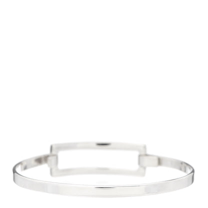 Tiffany Sterling Silver Rectangle Bangle Bracelet 3 of 5