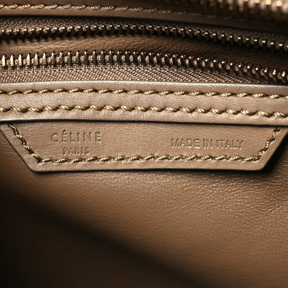 Celine Smooth Calfskin Interstice Micro Luggage Light Taupe 6 of 14