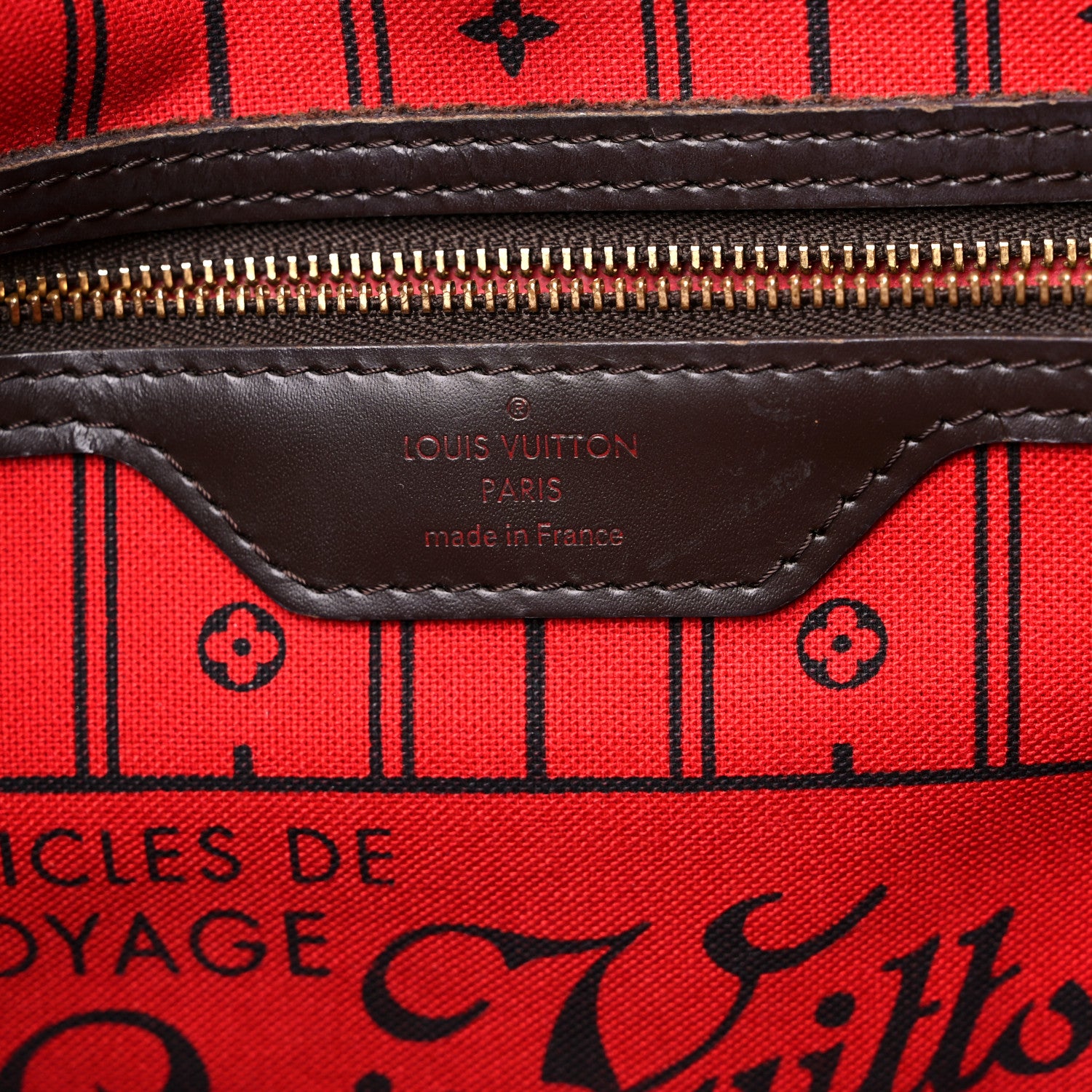Louis Vuitton Damier Ebene Neverfull MM 6 of 18