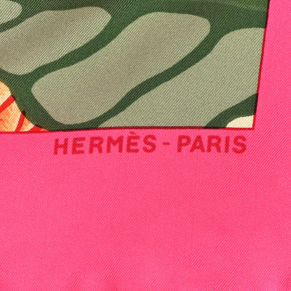 Hermes Silk Les Perroquets Scarf 90 3 of 5