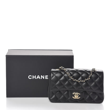 Chanel Caviar Quilted Mini Rectangular Flap Black 10 of 10