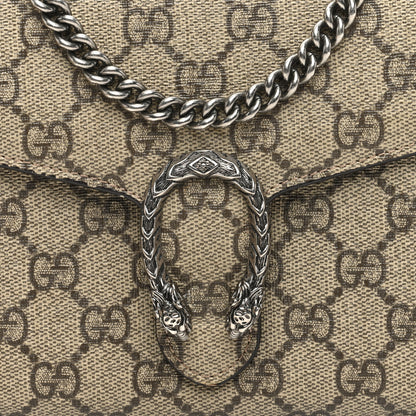 Gucci GG Supreme Monogram Mini Dionysus Chain Wallet Beige Taupe 7 of 9
