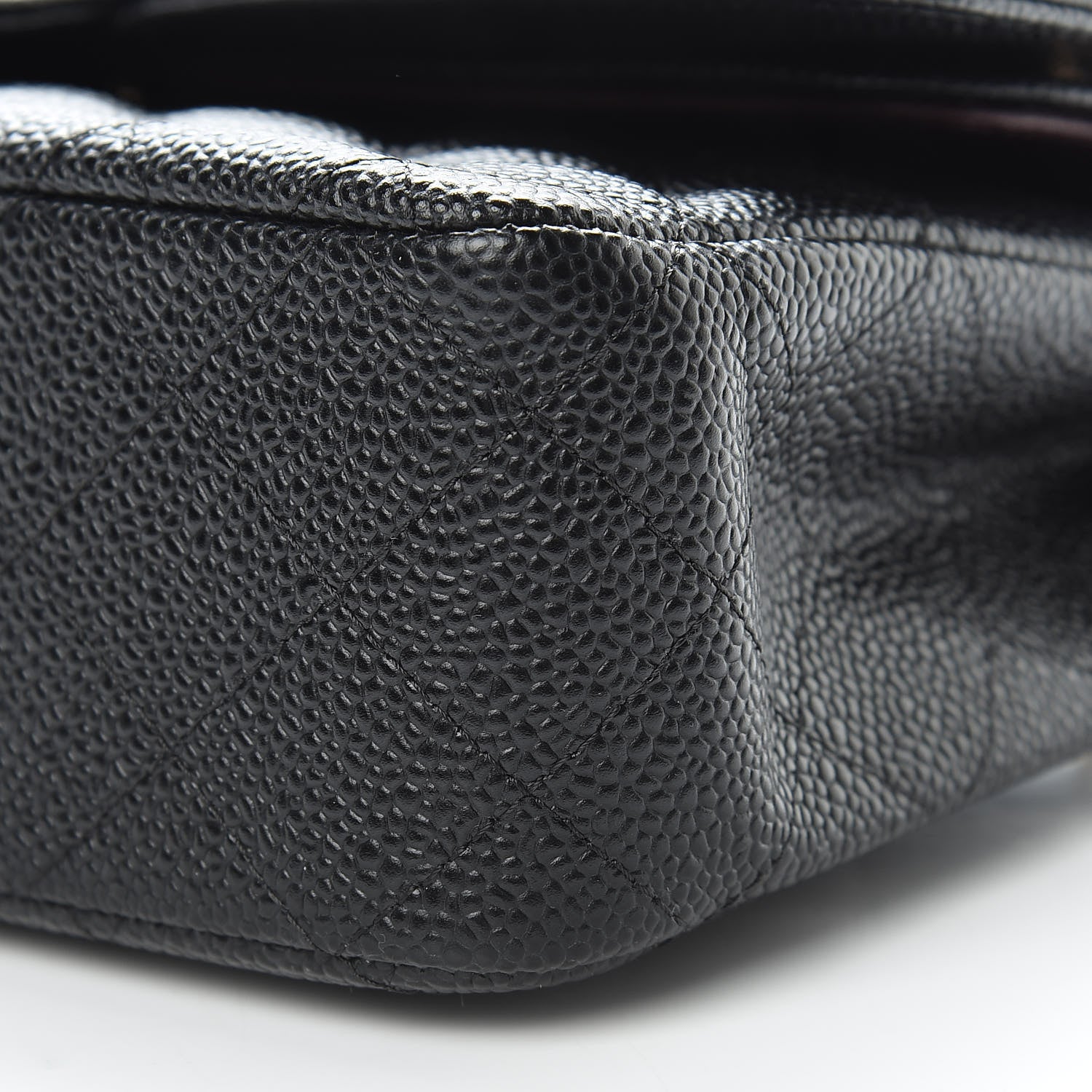 Chanel Caviar Quilted Medium Double Flap Black 11 of 12